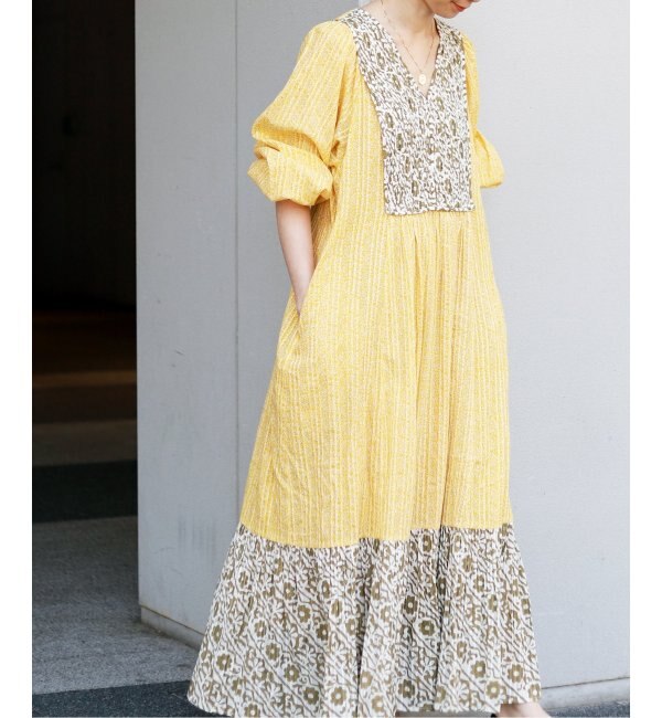 世界的に有名な Cotton Lurex Double Flower Dressロングワンピース ロングワンピース Allorafood Com