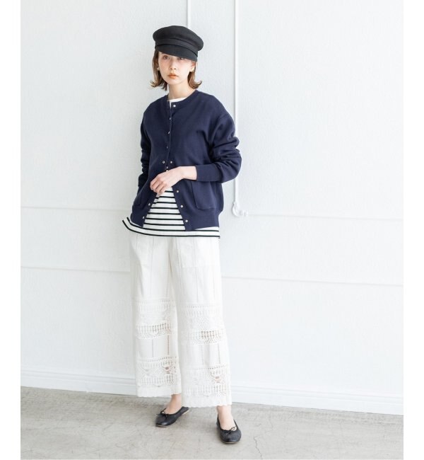 コットンドットスナップクルーカーディガン◇|IENA(イエナ)の通販|アイルミネ コットンドットスナップクルーカーディガン◇|IENA(イエナ)の通販|アイルミネ