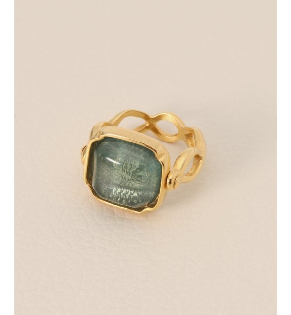 【GOOSSENS PARIS/グーセンスパリ】CABOCHON SQUARE リング