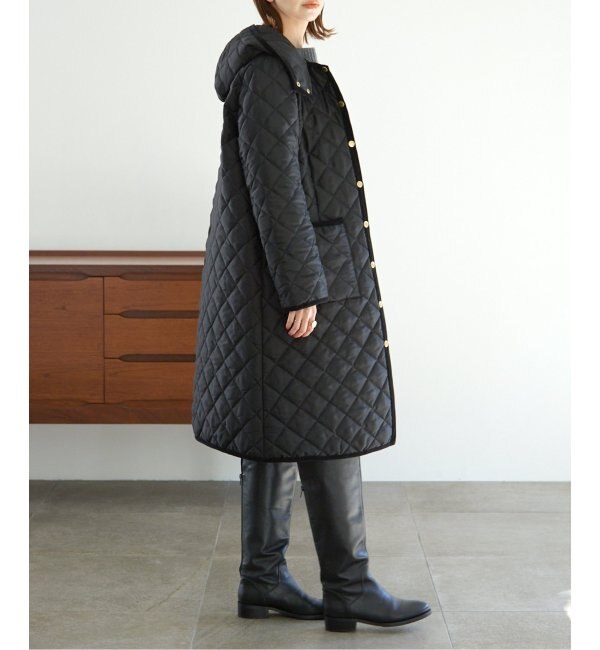 【TRADITIONAL WEATHERWEAR 】SLOBE別注 ARKLEY W/フードロングコート