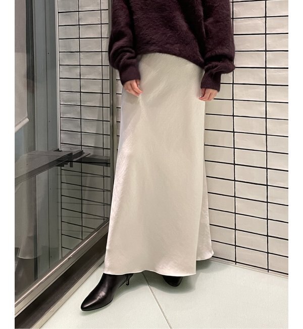 ダブルサテンスカート|IENA(イエナ)の通販｜アイルミネ
