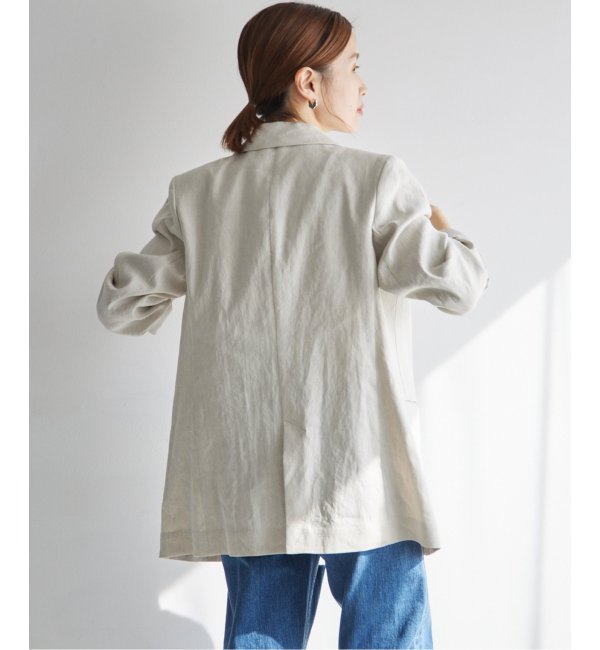 LINEN COTTONストレッチジャケット|IENA(イエナ)の通販｜アイルミネ