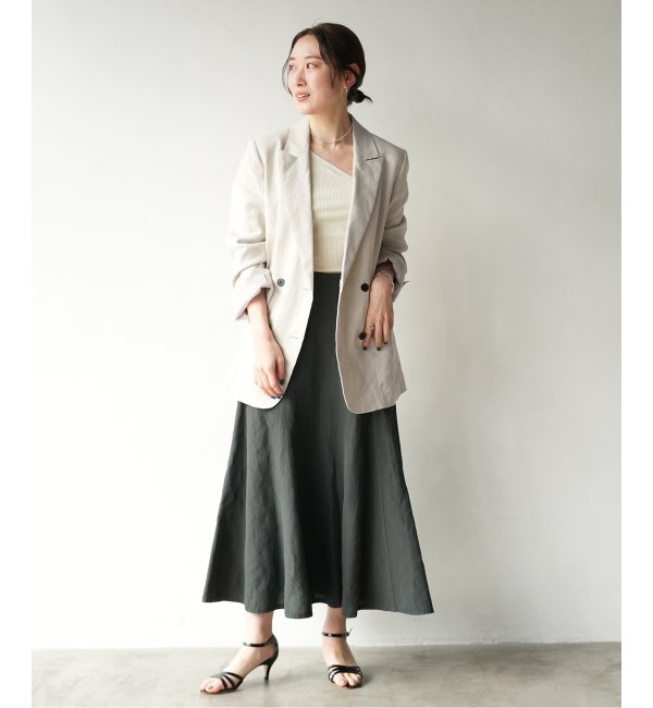 LINEN COTTONストレッチジャケット|IENA(イエナ)の通販｜アイルミネ