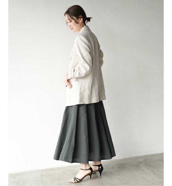 LINEN COTTONストレッチジャケット|IENA(イエナ)の通販｜アイルミネ