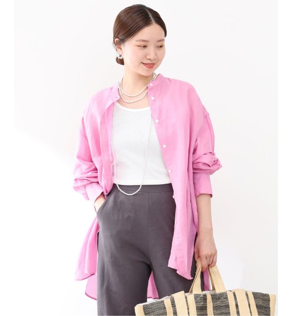 【美品】  IENA / イエナ | 2022SS | ラミーリヨセルバックギャザーシャツ pink | 38 | ピンク | レディース