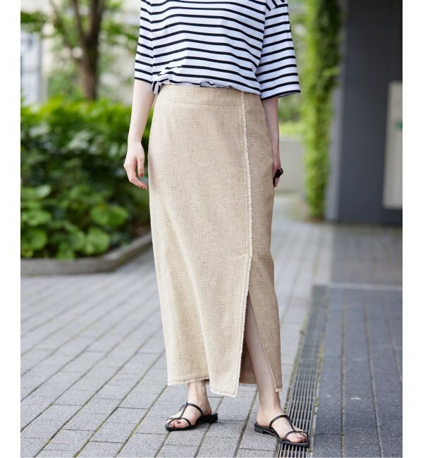 iena イエナ タイトスカート ツイード 未使用タグ付き - ひざ丈スカート