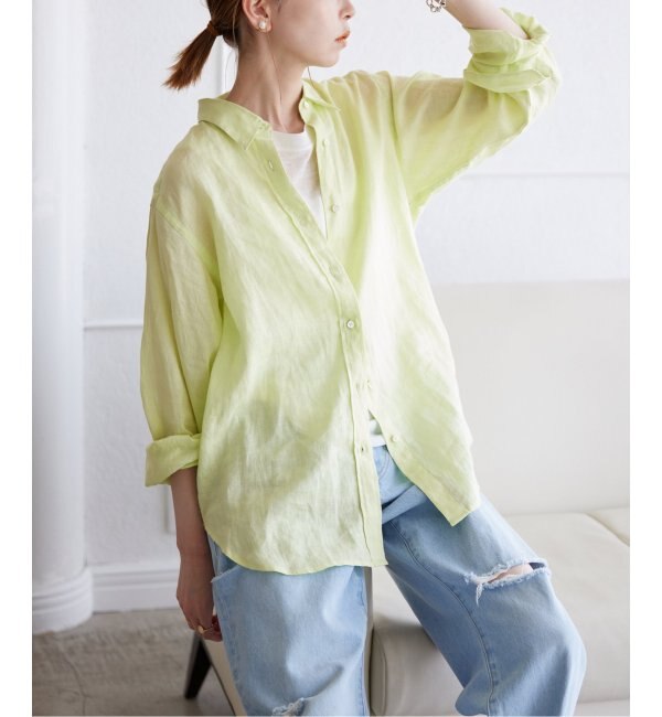 SLOBE IENA 】European Linen レギュラーシャツ | www.clwsi.com