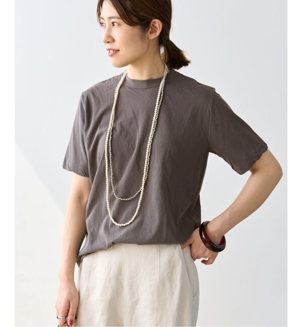 ATON/エイトン】FRESCA SINGLE JERSEY STANDARD TEE / Tシャツ|IENA