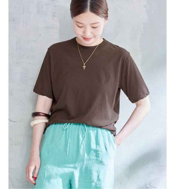 ATON/エイトン】FRESCA SINGLE JERSEY STANDARD TEE / Tシャツ|IENA