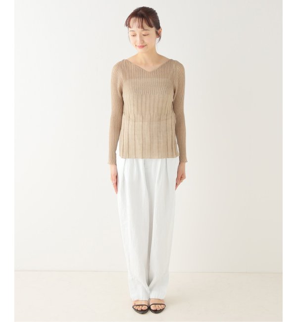 【enrica/エンリカ】LINEN KNIT プルオーバー