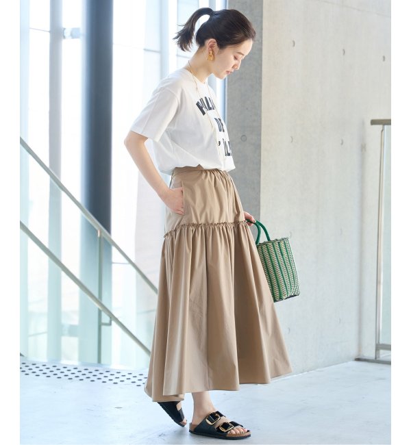 ★☆今季・新品★☆ IENA(イエナ) ギャザーティアードスカート