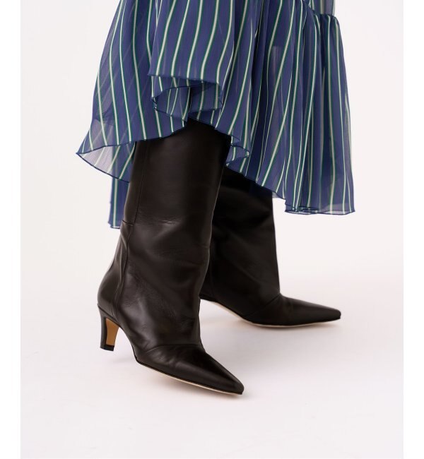 CORSO ROMA 9/コルソローマノーヴェ】POINTED LONG BOOTS / ロング