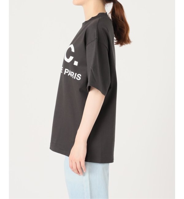 全新品 - IENA【A.P.C./アー・ペー・セー】別注 ビッグ ロゴ Tシャツ