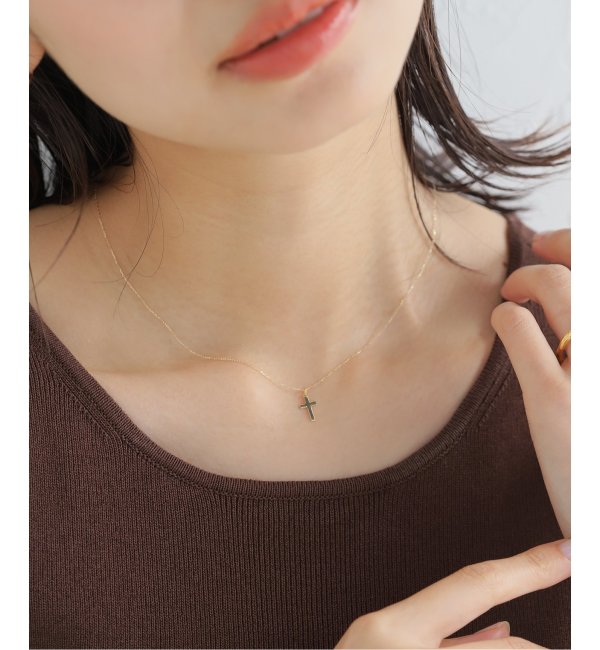 les bonbon/ル ボンボン】cross necklace 40cm / ネックレス|IENA
