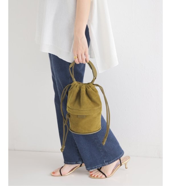 Kabinett /カビネ】DRAWSTRING BAG CORDUROY バッグ|IENA(イエナ)の