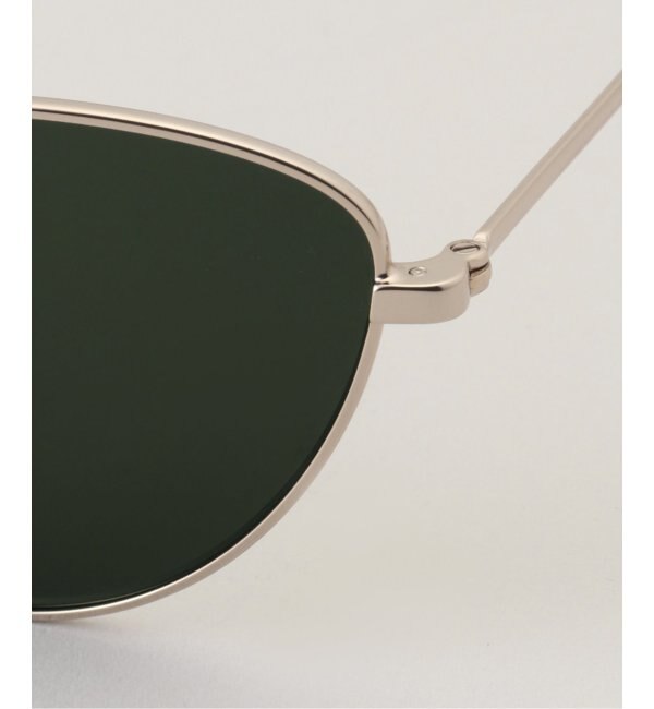 Monokel Eyewear/モノケル アイウェア】Luna Gold greensolidlens|IENA