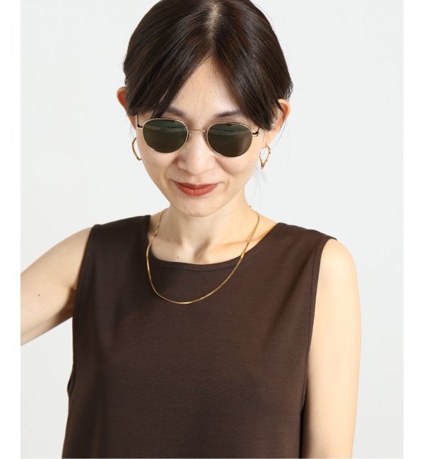 Monokel Eyewear/モノケル アイウェア】Rio Gold greensolidlens|IENA