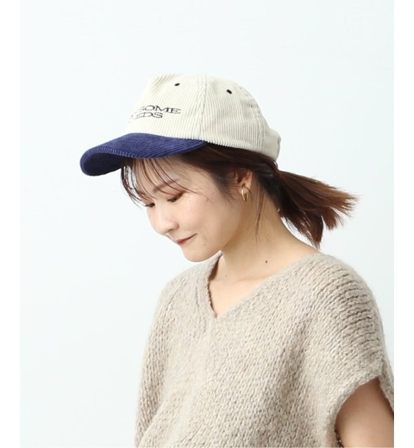 awesomeneeds オーサムニーズ HAT FUR STRIPE - ハット