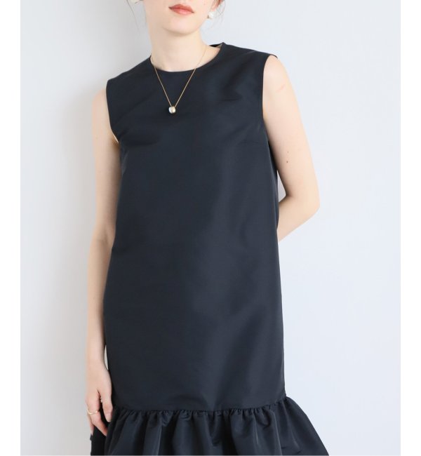 NINA RICCI/ニナ リッチ】SLEEVELESS MINI TAFFETA PEPLU ワンピース