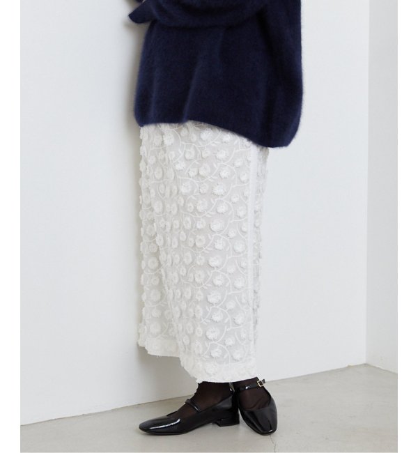 ジャガード刺繍 タイトイージースカート|IENA(イエナ)の通販｜アイルミネ