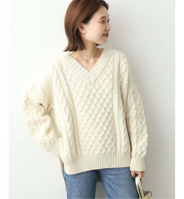 【Oldderby Knitwear】メリノウールVネックプルオーバー