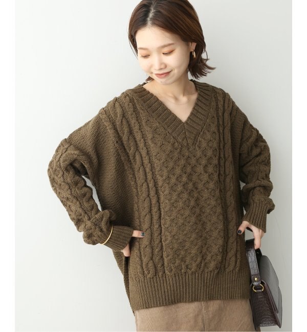 Oldderby Knitwear】メリノウールVネックプルオーバー|IENA(イエナ)の 