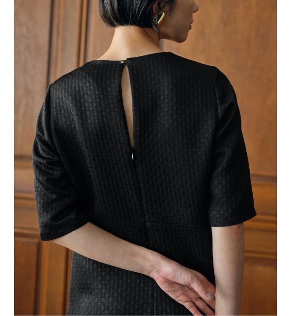 habiブラックジャガードドレス|IENA(イエナ)の通販｜アイルミネ