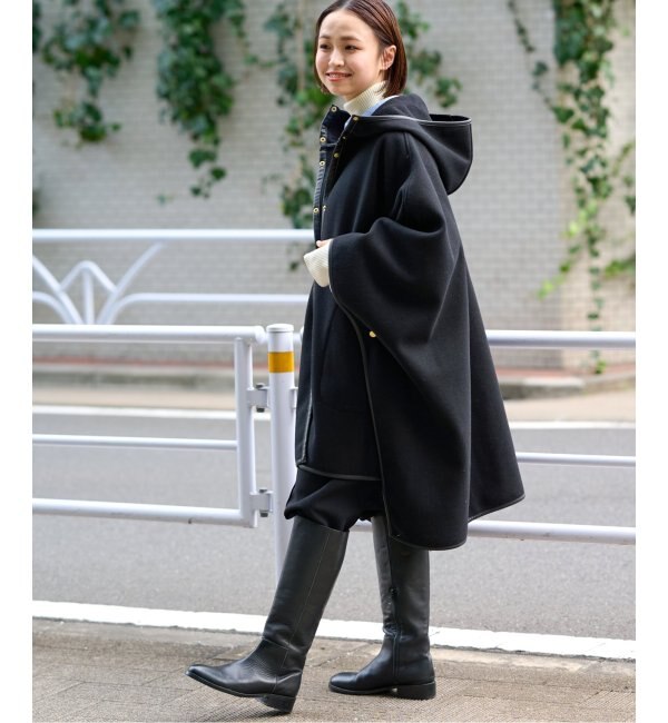 TRADITIONAL WEATHERWEAR 】 ダブルフェイスポンチョ|IENA(イエナ)の