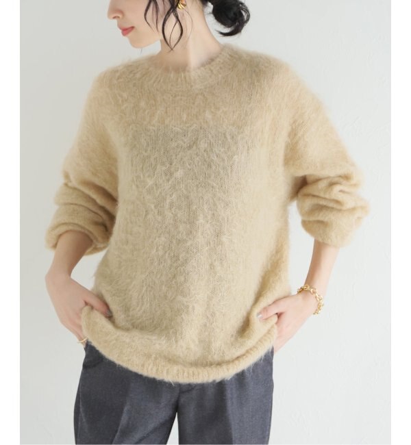 【AURALEE/オーラリー】BRUSHED SUPER KID MOHAIR MIX ニット