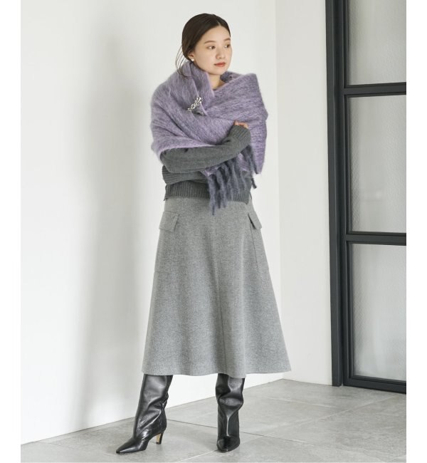 THROW/スロー】Color Mohair Wool mix マフラー|IENA(イエナ)の通販