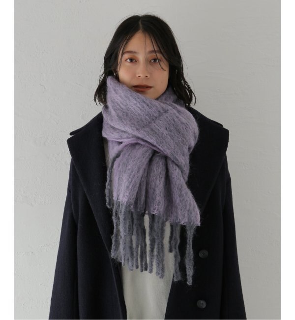 THROW/スロー】Color Mohair Wool mix マフラー|IENA(イエナ)の通販