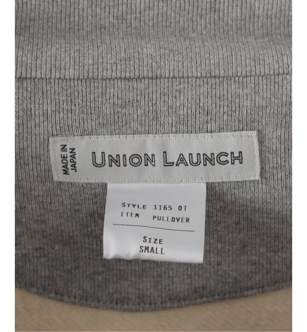 【UNION LAUNCH/ユニオンランチ】ハーフジッププルオーバー