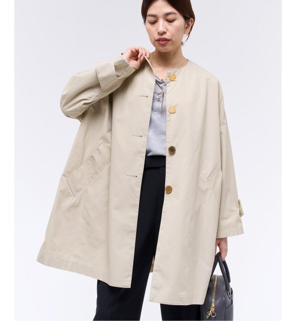 TRADITIONAL WEATHERWEAR】MALTON ノーカラーコート|IENA(イエナ)の ...