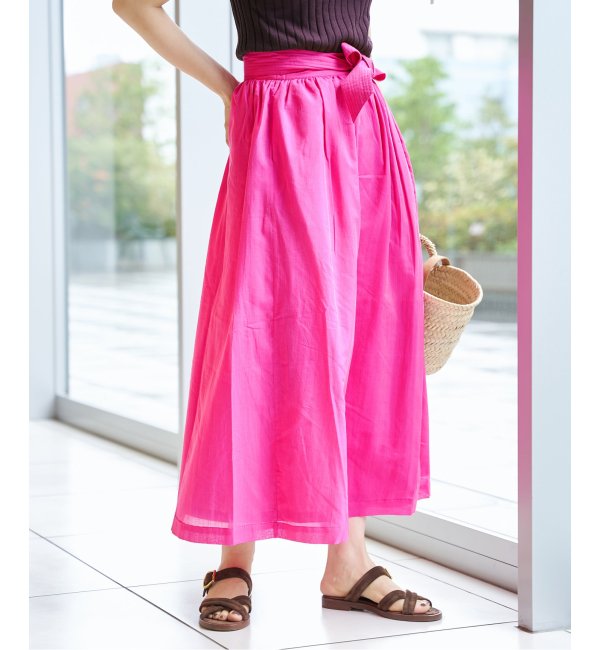 Mii/ミイ】HAND WOVEN WRAP スカート(ピンク)|IENA(イエナ)の通販 