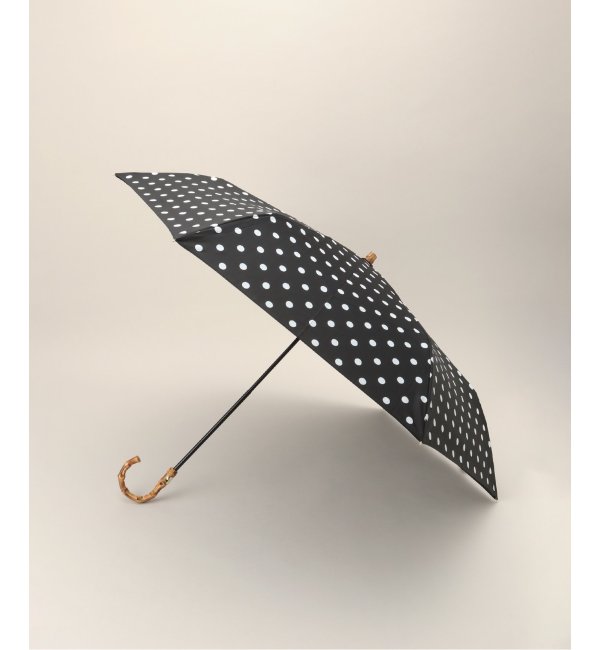 TRADITIONAL WEATHERWEAR】FOLDING BAMBOO MINI DOT 折りたたみ傘|IENA 
