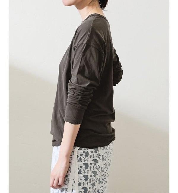 ATON / エイトン 別注 FRESCA SINGLE JERSEY ロングスリーブ