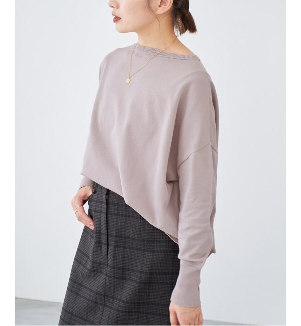 IENA（イエナ）の「コットンストレッチNEOワイド長袖プルオーバー◇（ニット/セーター）」 - WEAR