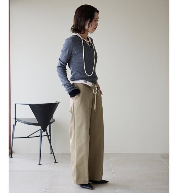 Dickies/ディッキーズ SLOBE別注 ハイウエストスラックス|IENA Dickies/ディッキーズ SLOBE別注 ハイウエストスラックス|IENA