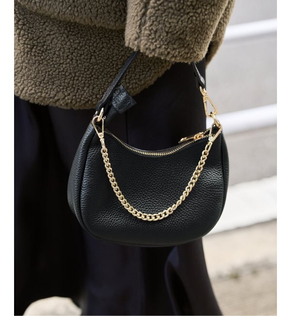 AULENTTI/オウレンティ レザーミニBAG AN-1735-DO