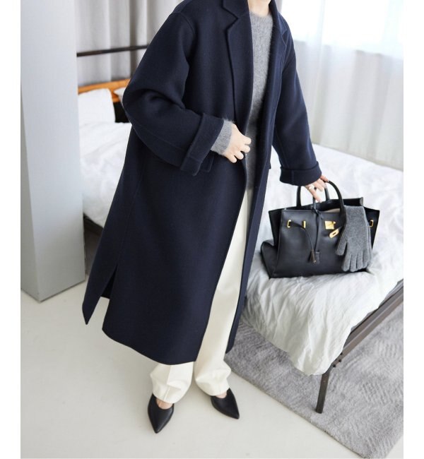 souple woolダブルフェイスチェスターコート|IENA(イエナ)の通販｜アイルミネ