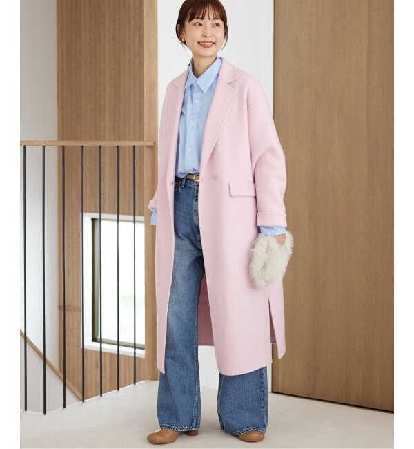 souple woolダブルフェイスチェスターコート|IENA(イエナ)の通販｜アイルミネ