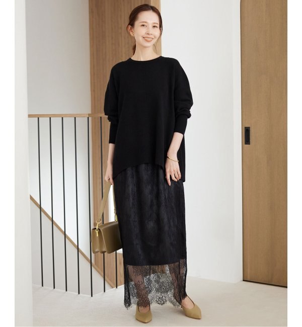 SLOBE IENA｜ウォッシャブルスムース クルーネックプルオーバー | Rakuten  Fashion(楽天ファッション／旧楽天ブランドアベニュー)MP2980