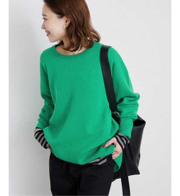ウォッシャブルスムース クルーネックプルオーバー|IENA(イエナ)の通販｜アイルミネ