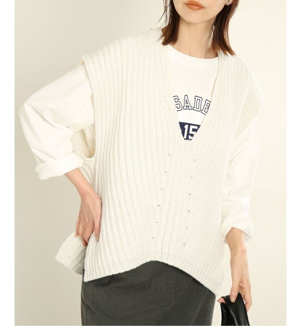 IENA LA BOUCLE フェザーヤーンベスト|IENA(イエナ)の通販｜アイルミネ