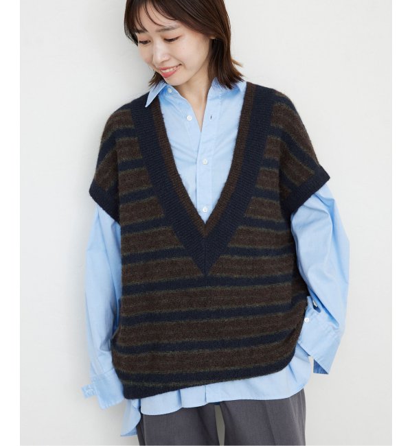 IENA LA BOUCLE フェザーヤーンベスト|IENA(イエナ)の通販｜アイルミネ