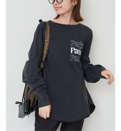 PARIS logo long tee