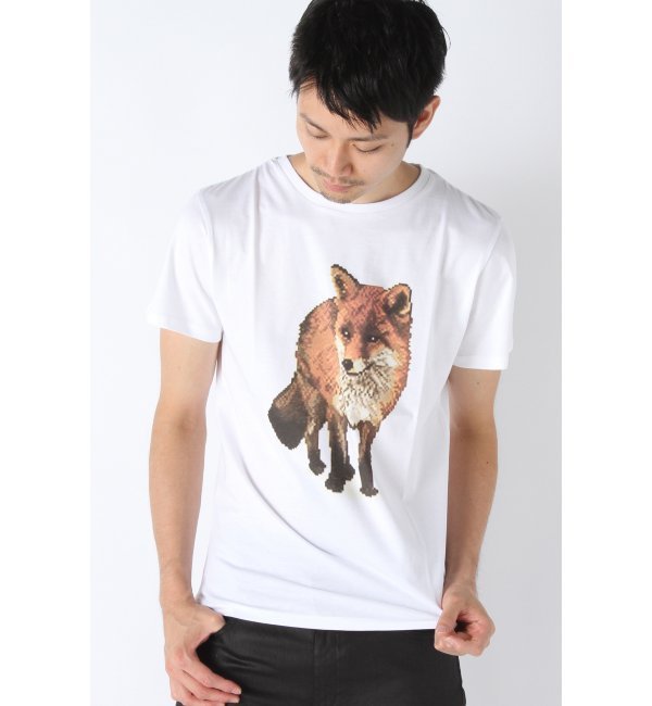 MAISON KITSUNE WALKING FOX TEE