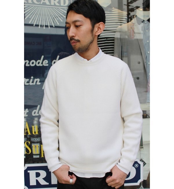 【MONO MAX11月号掲載】CASHMERE WAFFLE C/N P/O