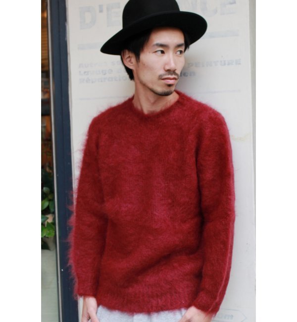 【STREET JACK1月号掲載】HARLEY SHAGGY PLAIN KNIT