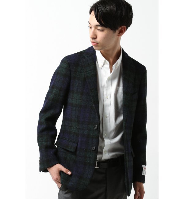 HARRIS TWEED ブラックウォッチジャケット